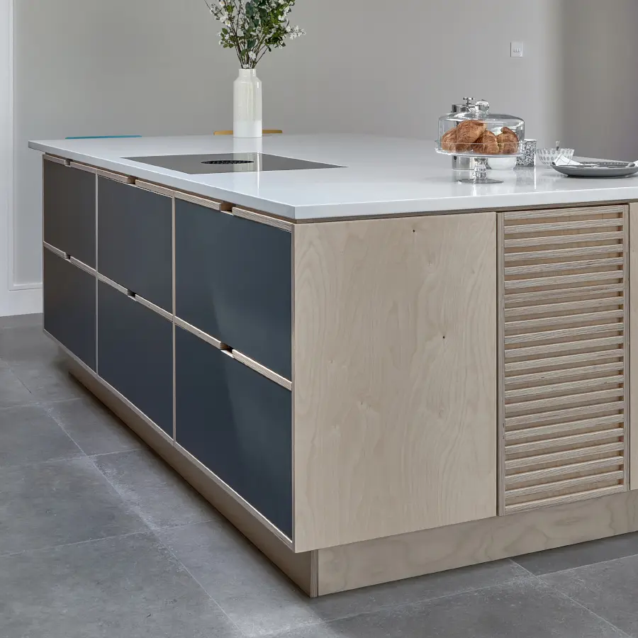 Moreton Kitchen Birch Faced Plywood Pan Drawers