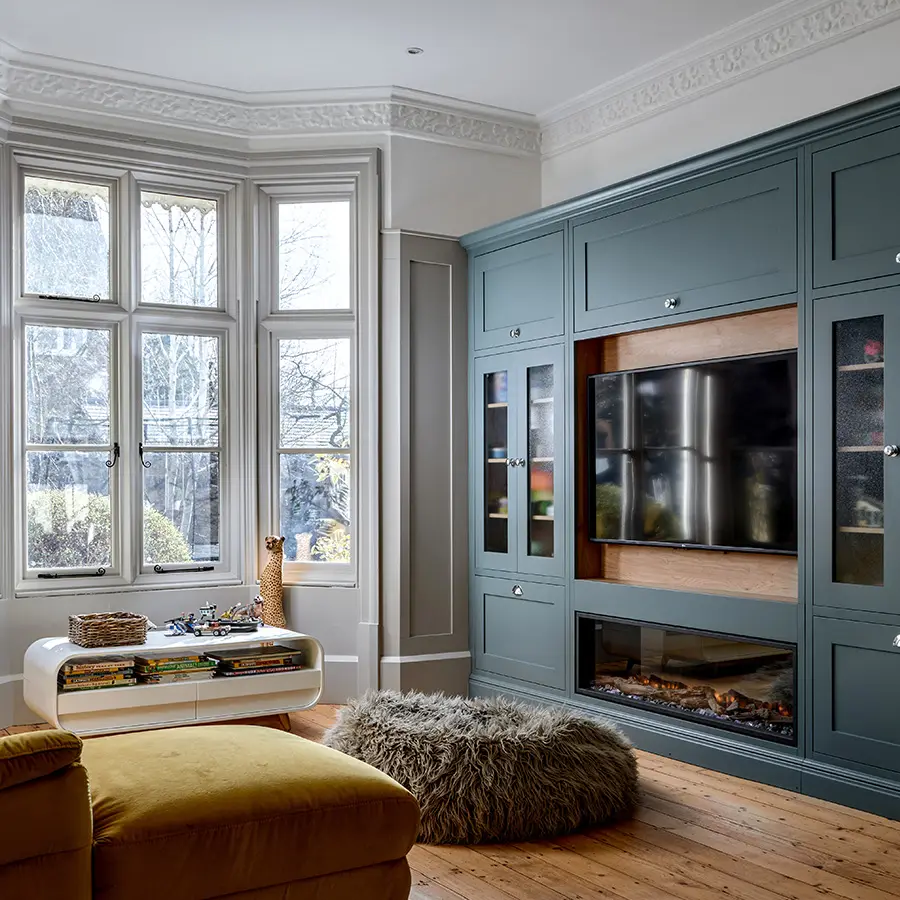 Shaker style bespoke children's study